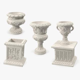 3D model Provence Planters Collection 2