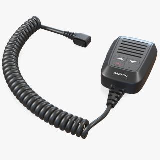 3D model Garmin Marine Radio Fist Microphone