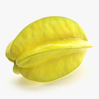 Star Fruit Or Carambola Fruit 3D model