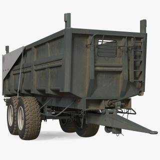 3D Body Tipper Trailer Rigged