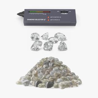 3D Diamond Tester with Diamonds Collection 2