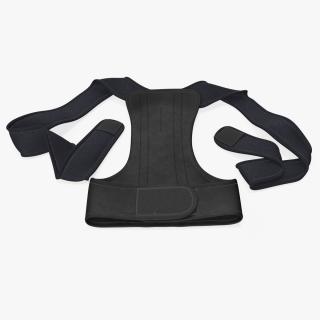 3D model Back Support Belt Posture Corrector