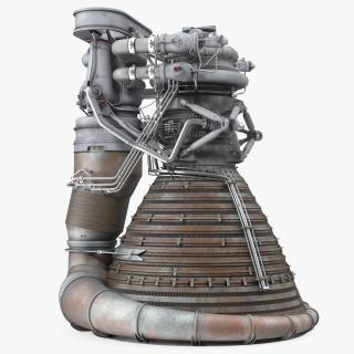 Rocket Engine F-1 2 3D model