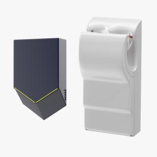 3D Vertical Hand Dryers Collection