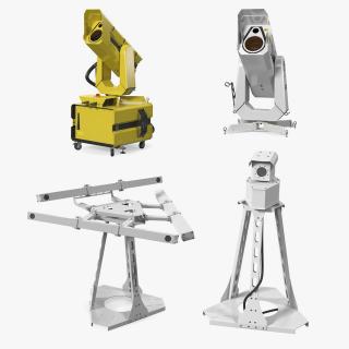 3D Airport Detection System Scanners Collection 2