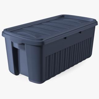 Rubbermaid Roughneck Stackable Storage Bin 50 Gallon 3D