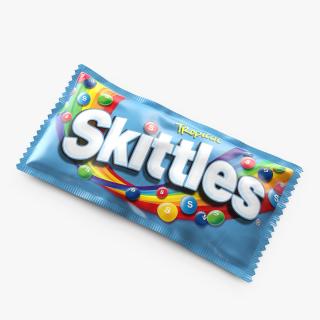 3D model Tropical Skittles Package