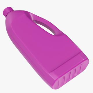 3D Bottle with Household Chemicals Pink