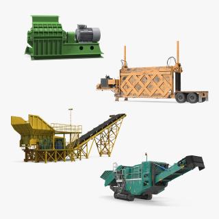 Crusher Machines Collection 2 3D model