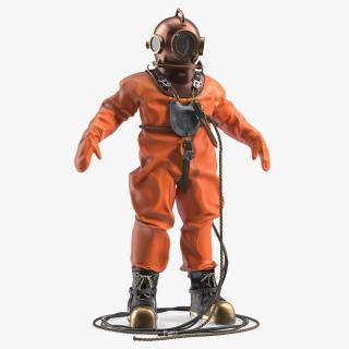 Retro Diving Gear 3D