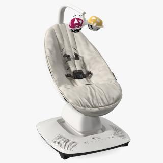 3D model Gray 4Moms MamaRoo Baby Swing Chair