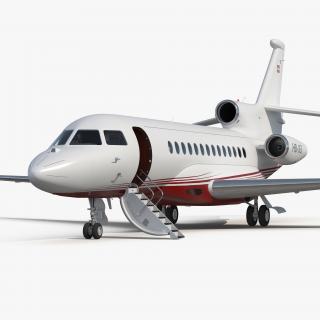 3D Business Jet Dassault Falcon 7X