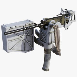 3D GAU 18 Machine Gun model