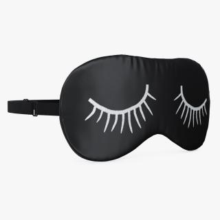 3D Sleeping Mask with Eyelashes Pattern
