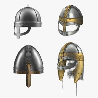 3D model Viking Helmets Collection