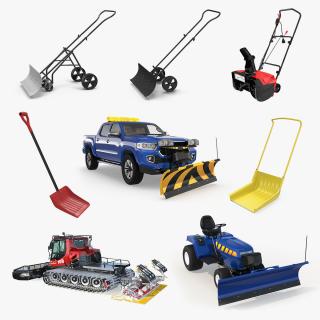 3D model Snow Removal Equipment 3D Models Collection 3