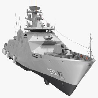 3D model Sigma Class Indonesian Frigate