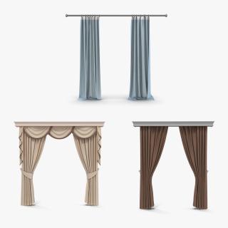 3D model Curtain Collection 2