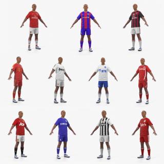 3D model Soccer Players 3D Models Collection