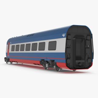 3D Train Car Amtrak Alstom Avelia Liberty model