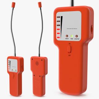 3D Portable Combustible Gas Leak Detector model