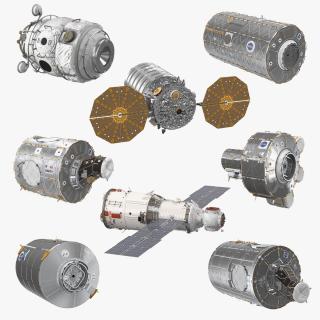 ISS Modules Collection 6 3D model