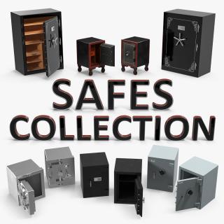 3D Safes Collection 2 model