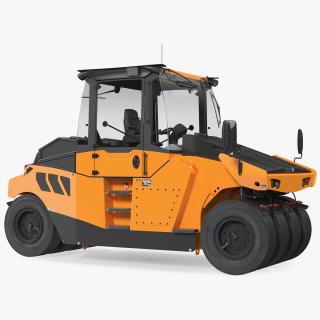 Pneumatic Tyred Road Roller Compactor 3D