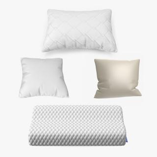 Sleeping Pillows Collection 3 3D model