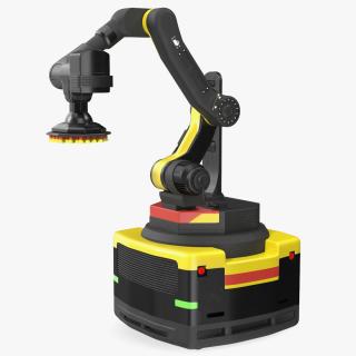 Warehouse Loader Robot Yellow 3D model