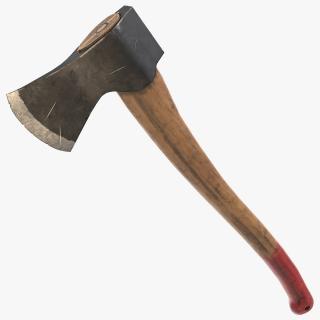 3D Wooden Hatchet Axe Game Weapon(1) model