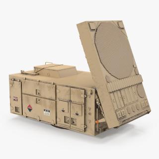 3D US Patriot MIM 104 AN MPQ53 65 Radar Sand