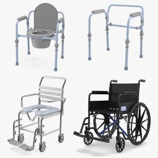 Medical Disability Devices Collection 2 3D model