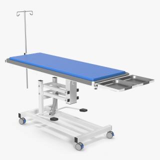 Examination Table for Veterinary Rigged 3D model