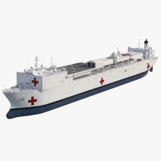 3D Hospital Ship model