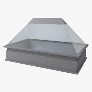 3D Pyramid Rooftop Skylight Window