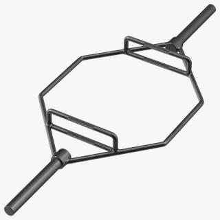 3D Olympic Hex Trap Bar Black