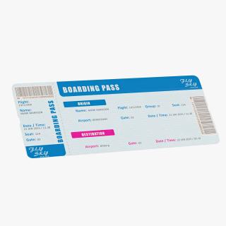 3D Fly Sky Boarding Pass