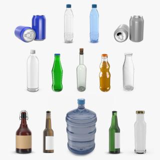 3D model Bottles Collection 6