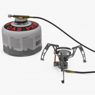 Camping Gas Stove 3 3D model