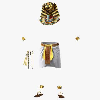 Egyptian Pharaoh Costume 3D model