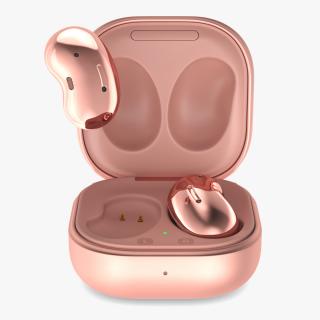 3D Samsung Galaxy Buds Live Mystic Bronze model