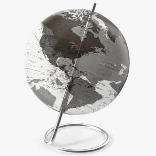 3D Transparent World Globe model