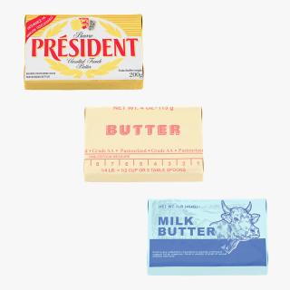 3D Butter Set Collection