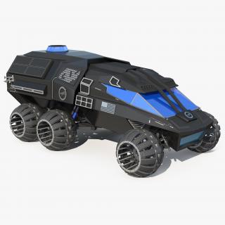 NASA Futuristic Mars Rover Concept 3D model