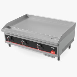 Vollrath 40721 Cayenne 36 Flat Top Gas Countertop Griddle 3D