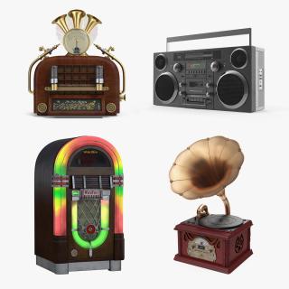 3D model Retro Audio Devices Collection