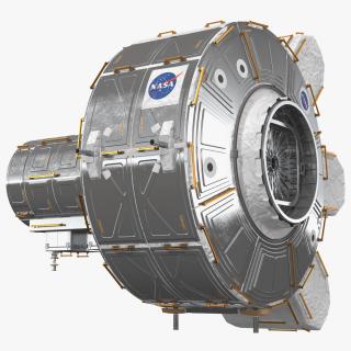 3D model ISS Quest Joint Airlock Module