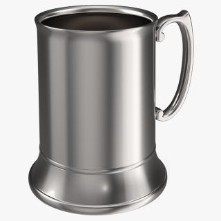 Stainless Steel Beer Mug 3D model