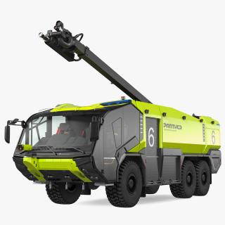 Rosenbauer Panther 6x6 ARFF Vehicle Rigged 3D